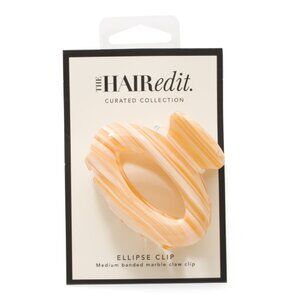 THE HAIR EDIT Caramel Ellipse Claw Clip